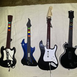 Guitar Hero / Rock Band Guitars For Xbox and PS2