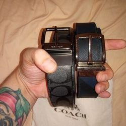Coach - Burberry - Perry Ellis Belts NEW