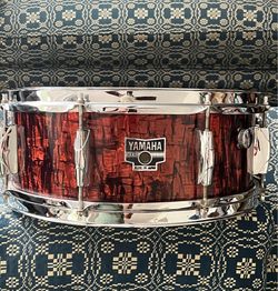 Vintage 1969/1970 Yamaha D20 Snare Drum - Rare Red Pine Wrap - All Original