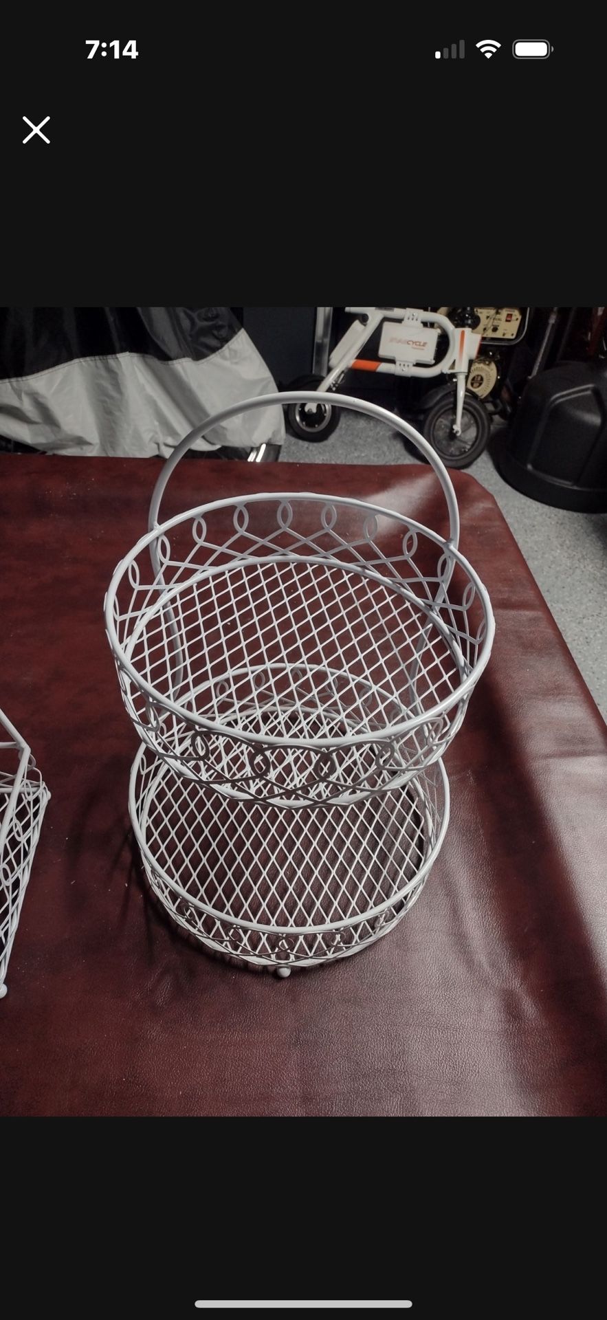 2 Tier Basket, 13" Tall