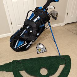 Strata Men's Golf Set Plus Putting Green, Golf Balls, & Tees