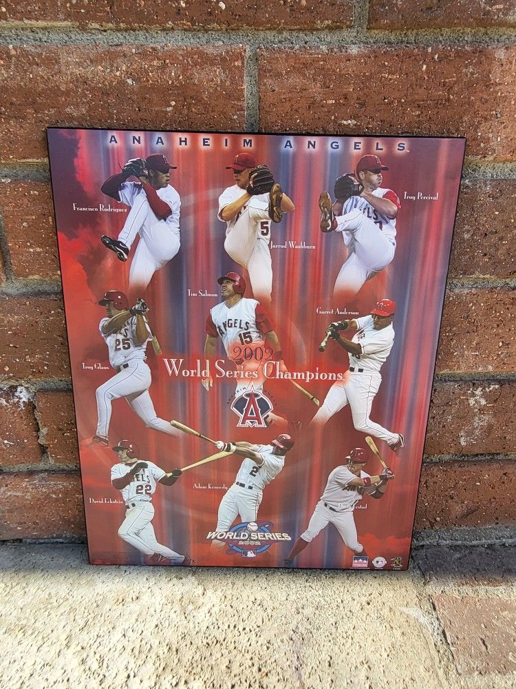 Angels 2002 World Series Commemorative Plaque