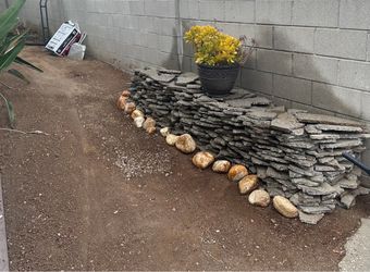 Concrete pieces