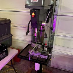 Harbor Freight Central Machinery Drill Press.
