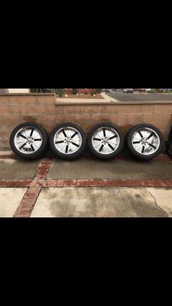 22” wheels and tires