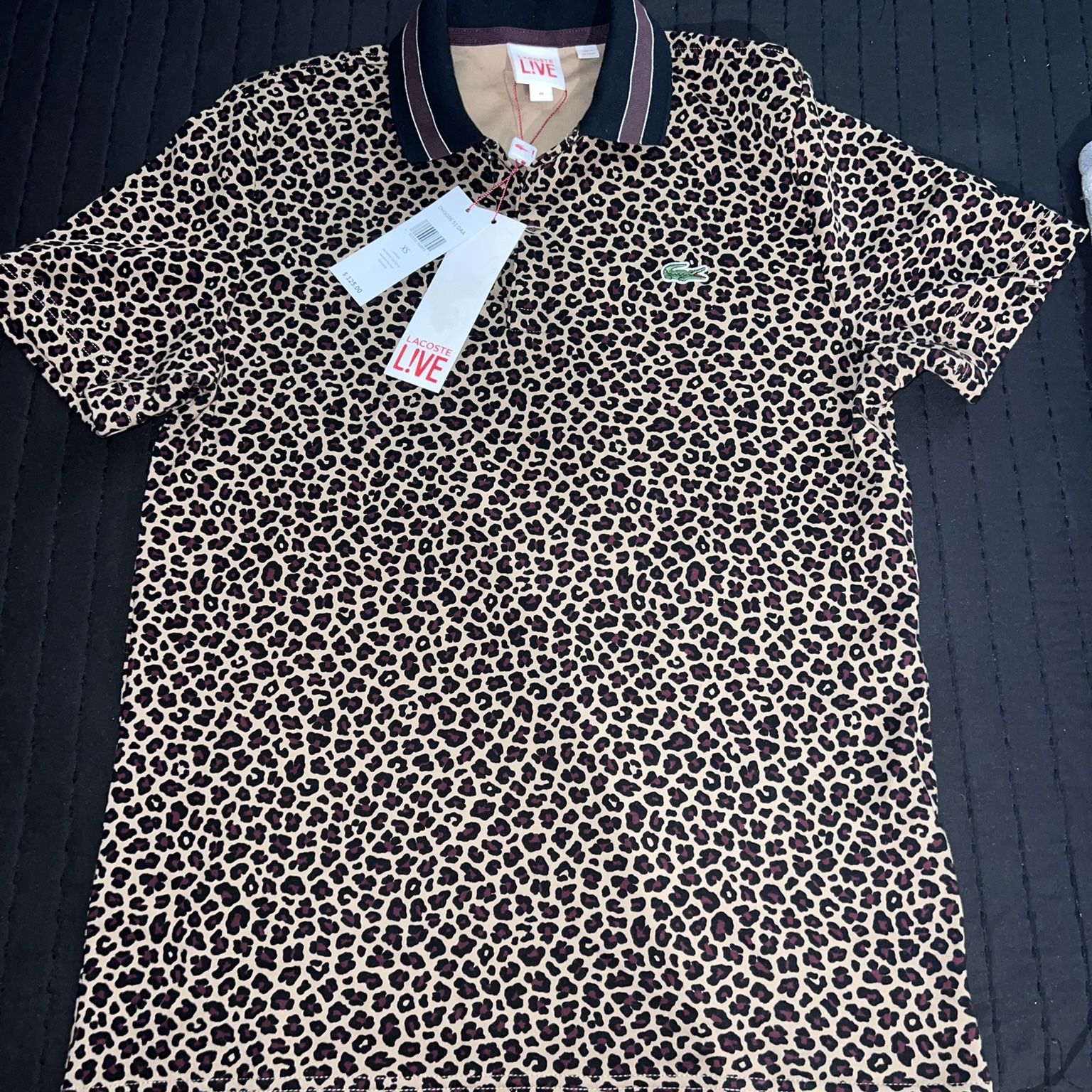 Men Lacoste Leopard Polo Size Small for Sale in Bowie MD OfferUp