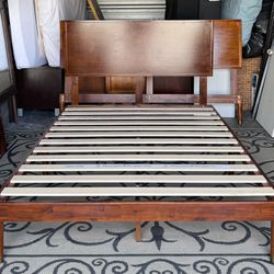 Mid Century Full Bed Frame