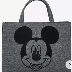 Mickey Mouse Tote Bag  With A Matching Coins Purse. 