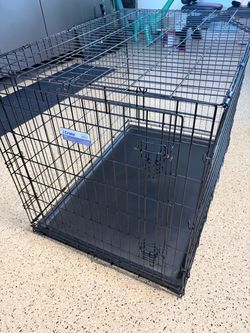 Dog Crate with two pads