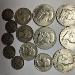 US Silver Coins $4 Face Value 90%