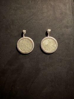Silver Coin Pendant