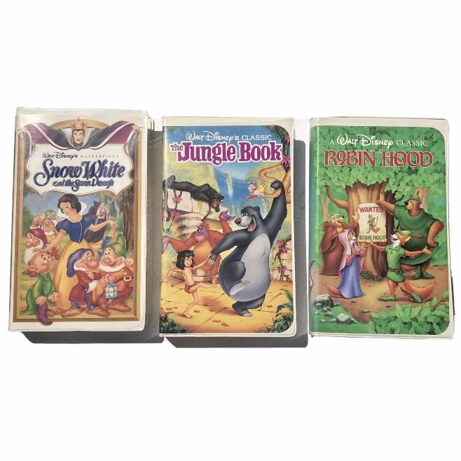 Disney Bundle 3 VHS Movies