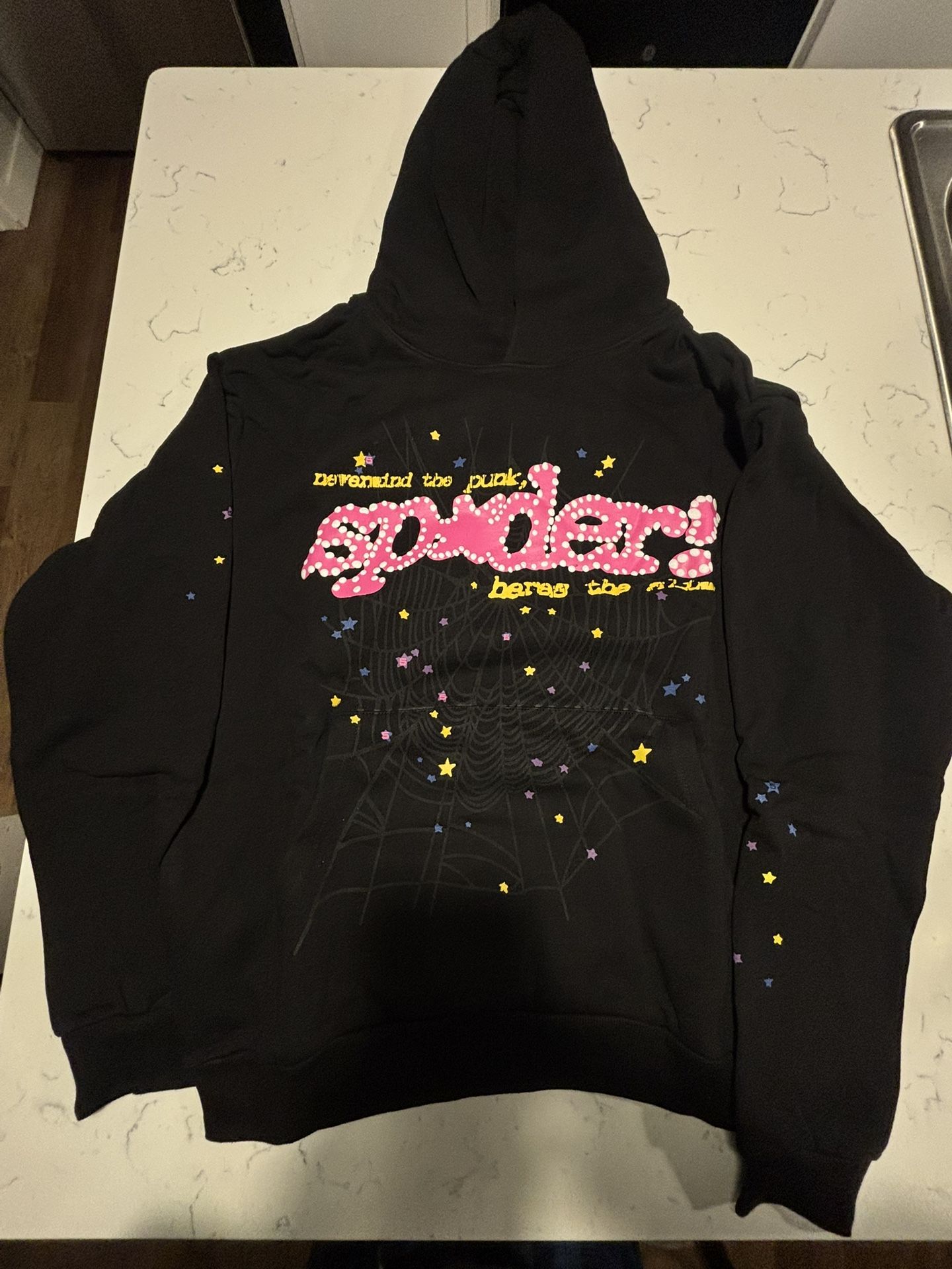 Spider Black-Pink Hoodie
