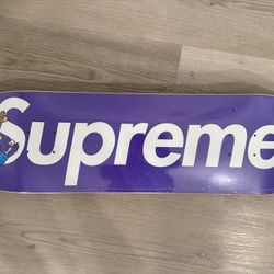 Supreme Smurf Skateboard Purple