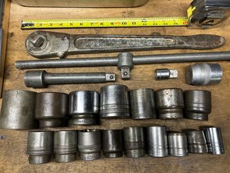 Vintage USA 3/4 drive SAE socket set