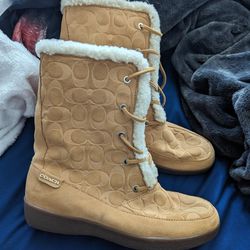 Coach Furlined Boots