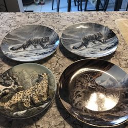 4 Snow Leopard Plates