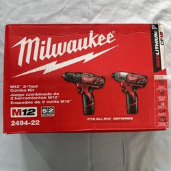 Milwaukee Drill/Impact Combo Kit