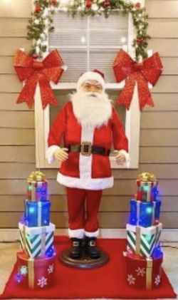 Dancing Santa Clause 6 Feet Tall
