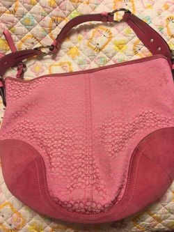 Pink coach purse ,