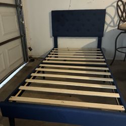 Blue Twin Bed