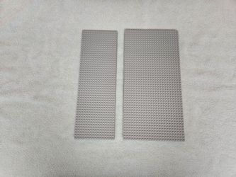 Lego Light Grey Cut 48x48 Baseplate Lot