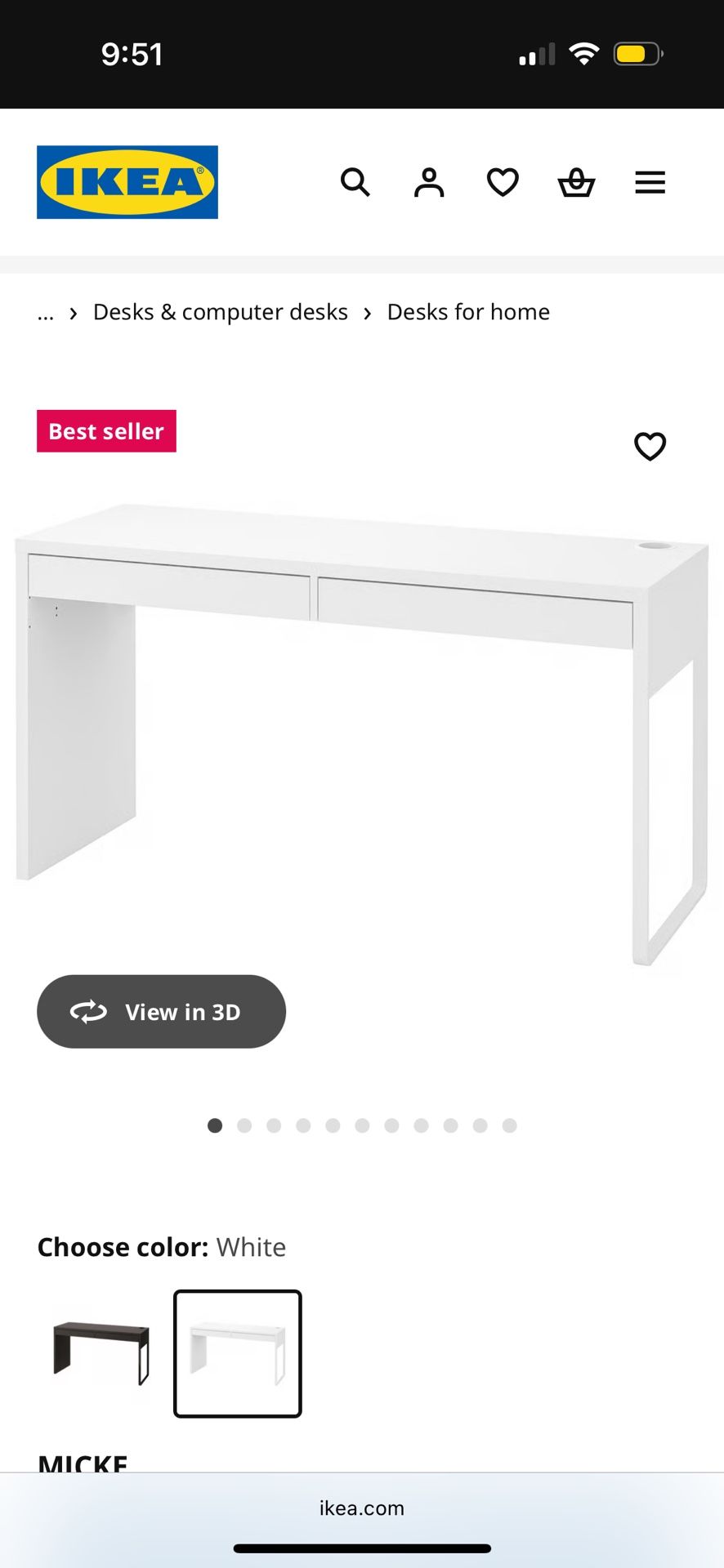 Ikea Desk