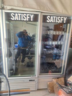 Minus Forty freezer with glass door