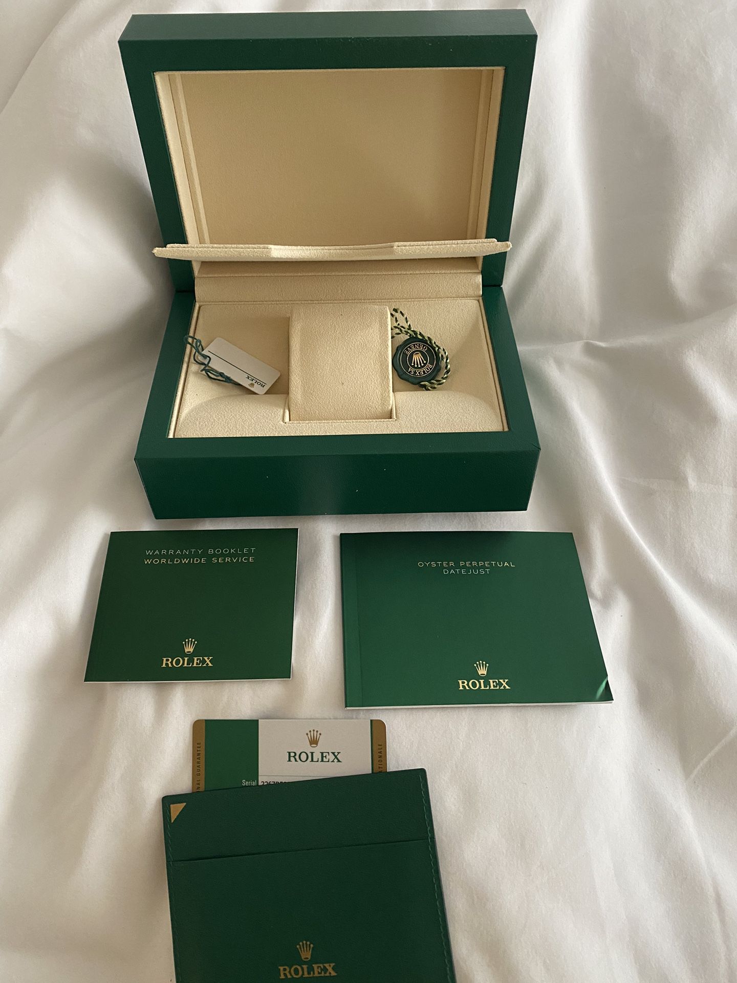 Genuine Rolex Watch Box With Papers