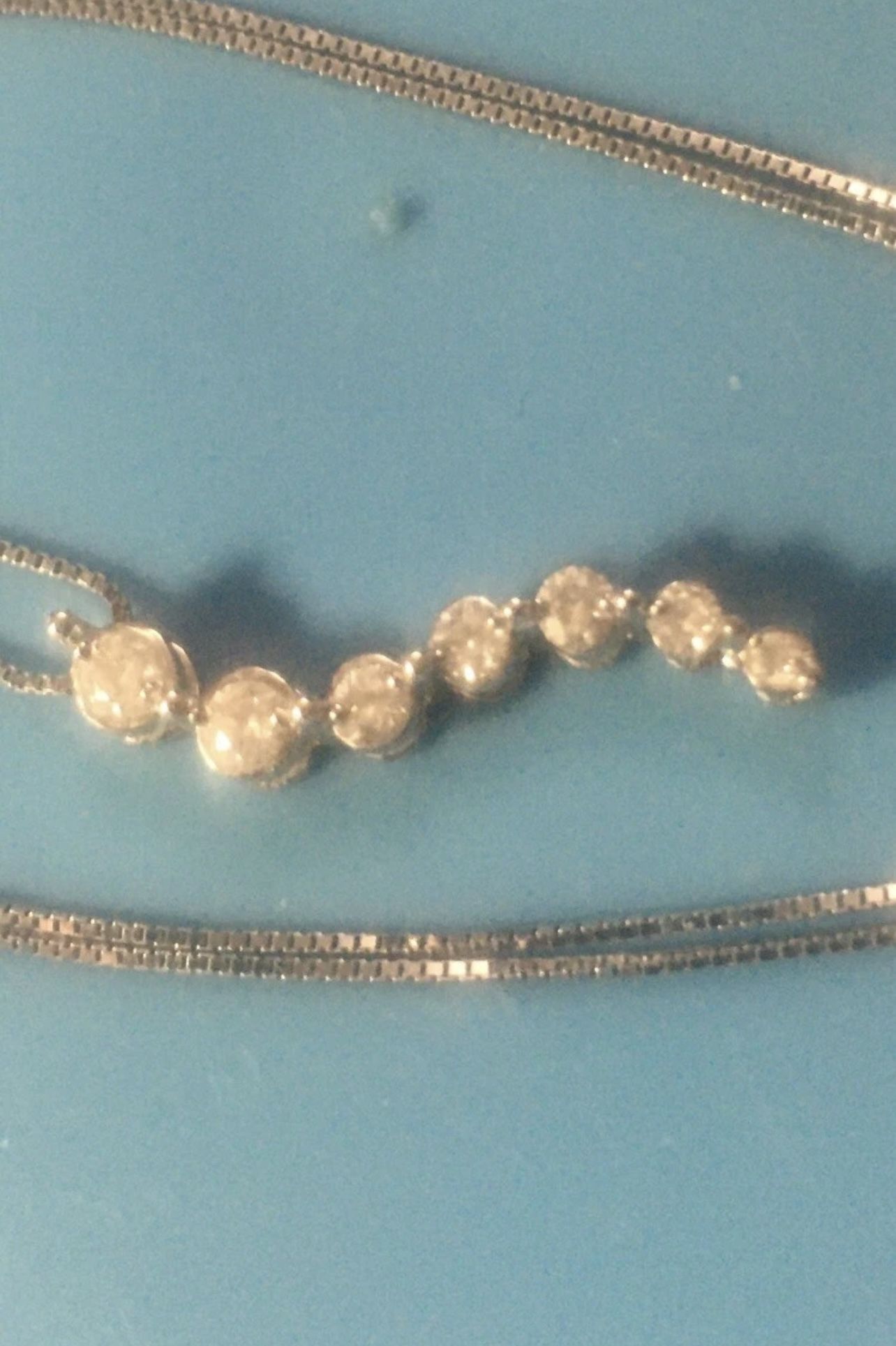 14k Diamond Journey Necklace