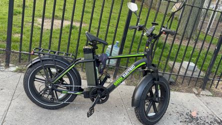 Green electric FAT WHEEL