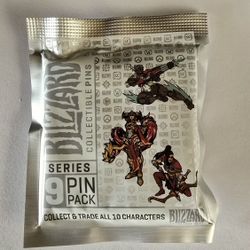 Blizzard Collectible Pins Series 9 Pin Pack Sealed Unopened Blizzard