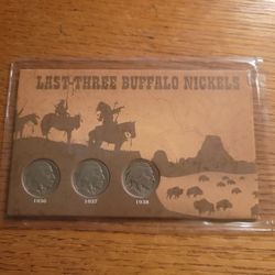 The Last Three Buffalo Nickels