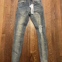 Purple jeans