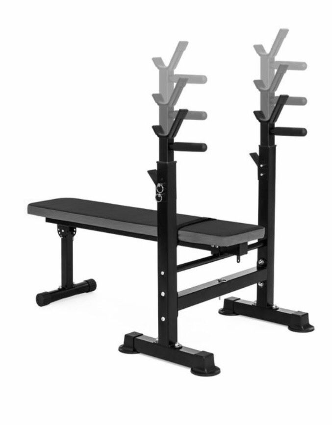 Adjustable benchpress WITH squat racks