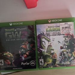 Xbox One Games Lot – Plants vs Zombies GW 1 & 2