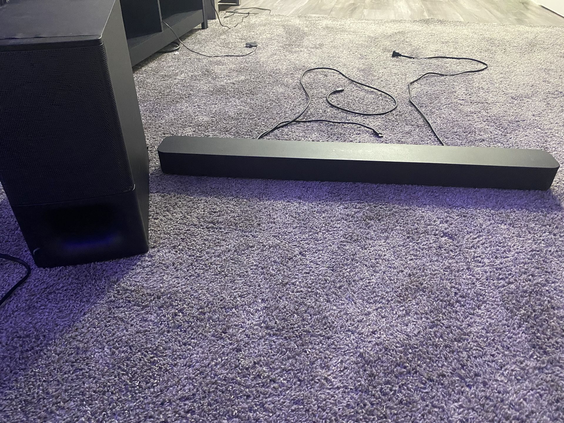 Sound Bar And Subwoofer