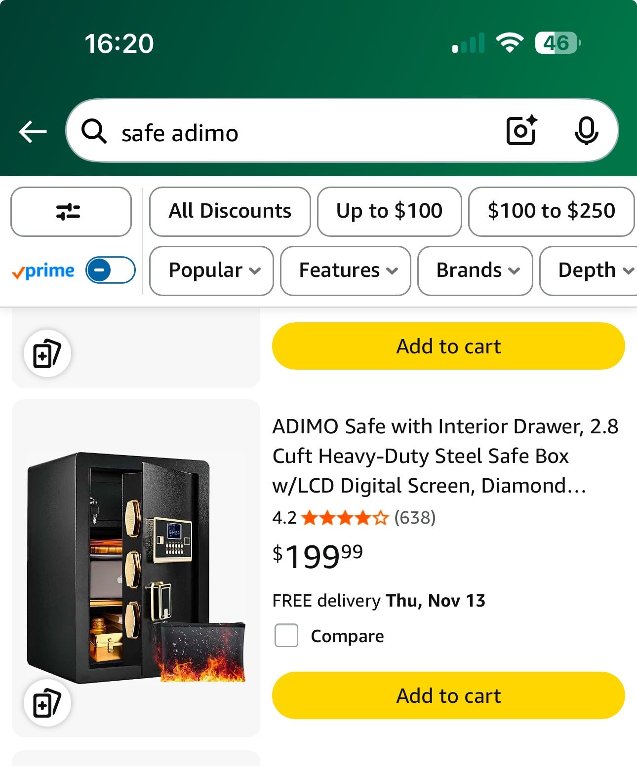 Safe Box Adimo