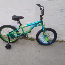 NEW Green 18in BMX Bike