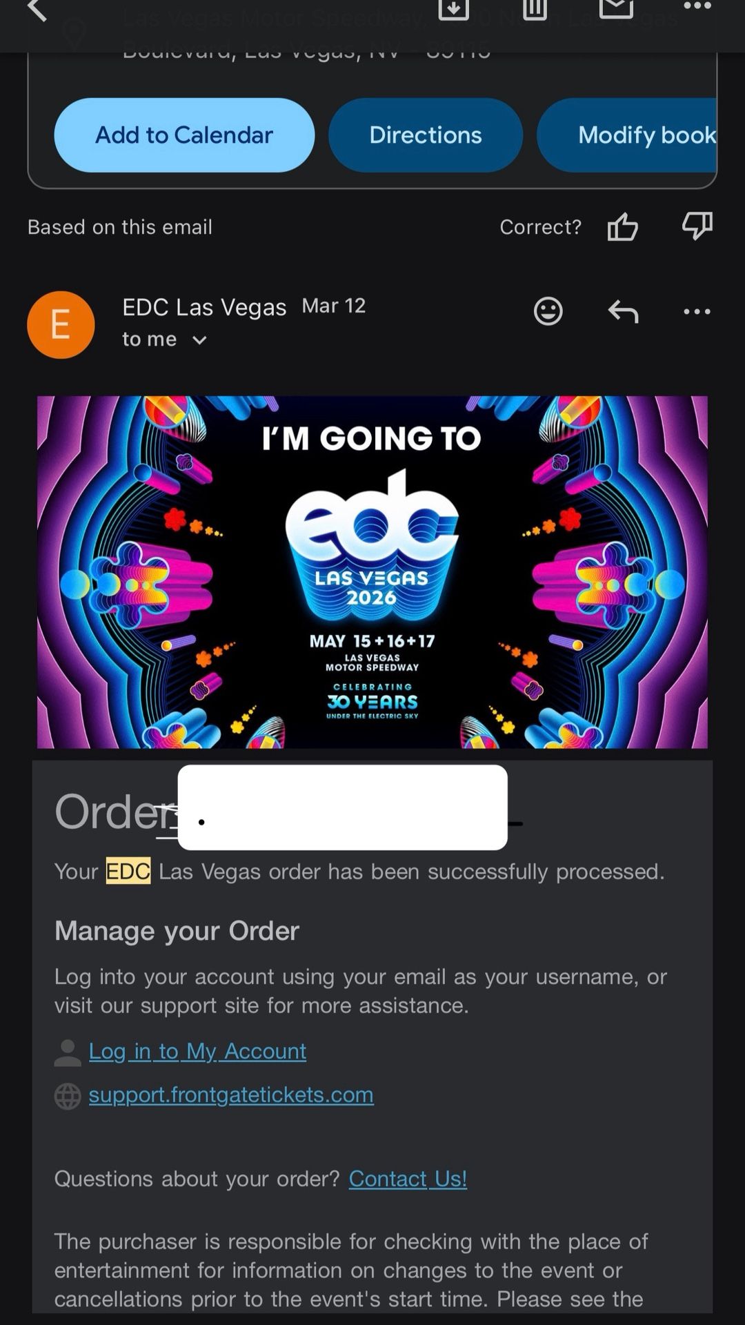 EDC WRISTBAND 3 DAY