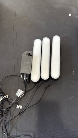 Three Philips hue light bars
