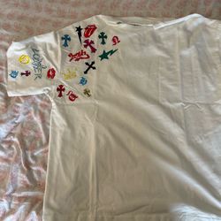 White chrome hearts shirt