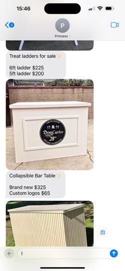 Collapsible  Bar table