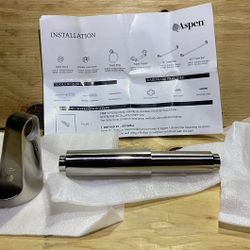 Toilet Roll Holder - Brushed Nickel - Aspen Bradshire