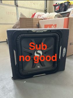 Ground Shaker 15in L7 Sub Box (Bad Sub)