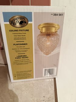 New In Box Hampton Bay Celling Light 