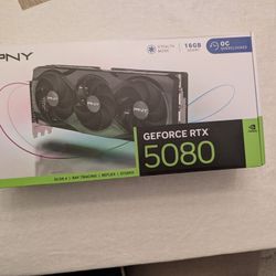 PNY RTX 5080 OC, Brand new, Factory Sealed 