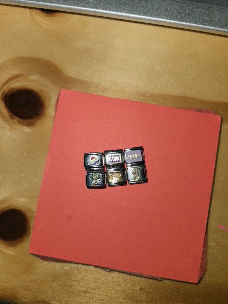 Italian Charm Bracelet Pieces Hawaii