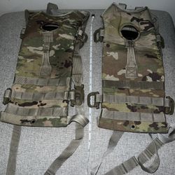 2-US Molle II Hydration System Carrier Backpack No Bladders