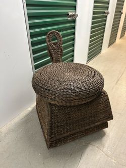 Vintage IKEA PS Collection Gullholmen Wicker Rocking Chair Rattan